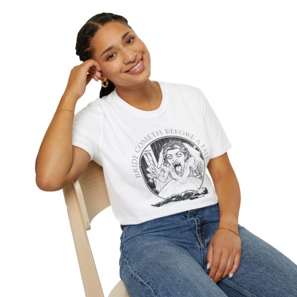 Bride Cometh Before A Fall - Unisex Softstyle T-Shirt - Image 6