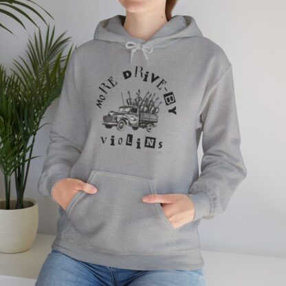 More Drive-By Violins Unisex Heavy Blend Hooded Sweatshirt