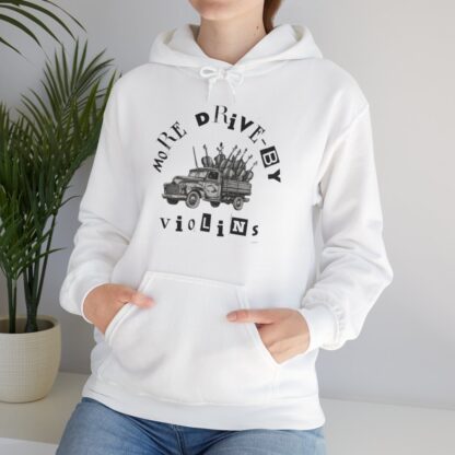 More Drive-By Violins Unisex Heavy Blend Hooded Sweatshirt