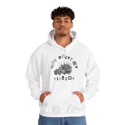 More Drive-By Violins Unisex Heavy Blend Hooded Sweatshirt