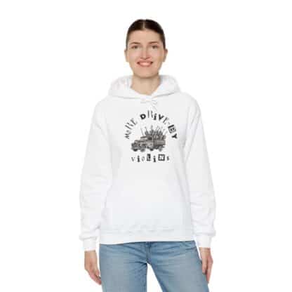 More Drive-By Violins Unisex Heavy Blend Hooded Sweatshirt