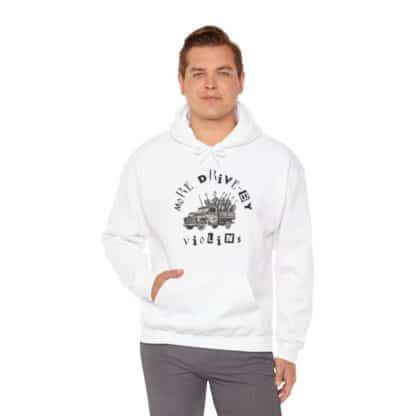 More Drive-By Violins Unisex Heavy Blend Hooded Sweatshirt