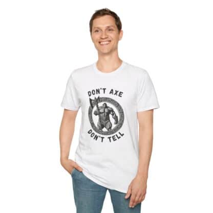 Dont Axe Dont Tell Unisex Softstyle T-Shirt