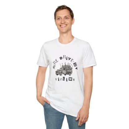 More Drive-By Violins Unisex Softstyle T-Shirt