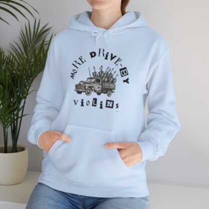 More Drive-By Violins Unisex Heavy Blend Hooded Sweatshirt