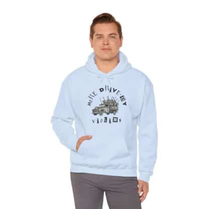 More Drive-By Violins Unisex Heavy Blend Hooded Sweatshirt