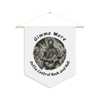 Gimme More Outta Control Rock And Roll Wall Hanging