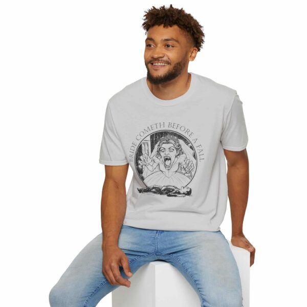 Bride Cometh Before A Fall - Unisex Softstyle T-Shirt - Image 11