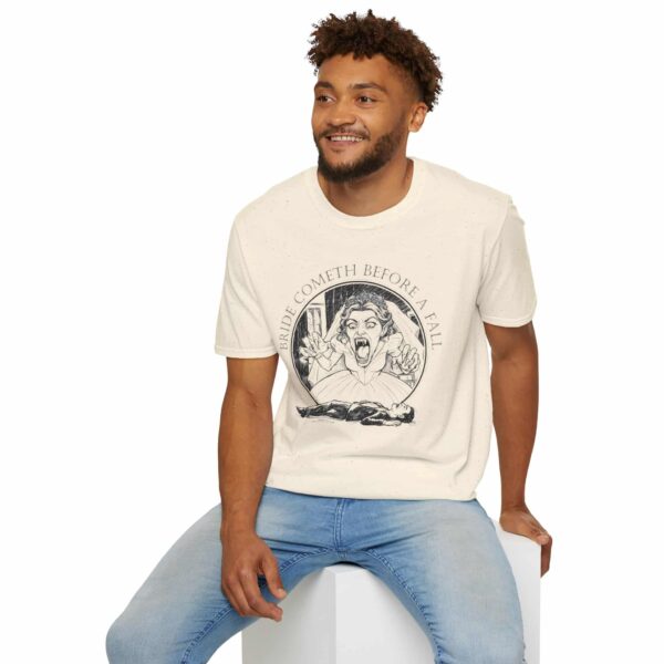 Bride Cometh Before A Fall - Unisex Softstyle T-Shirt - Image 18